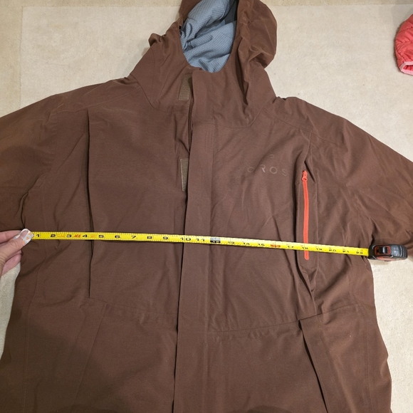 Men's Brown Performance Jacket - Picture 5 of 5